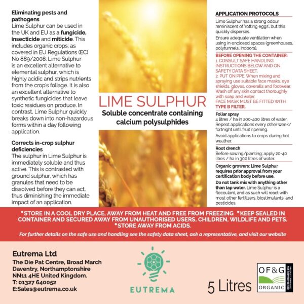 Lime Sulphur label application instructions fungicide miticide mites thrips